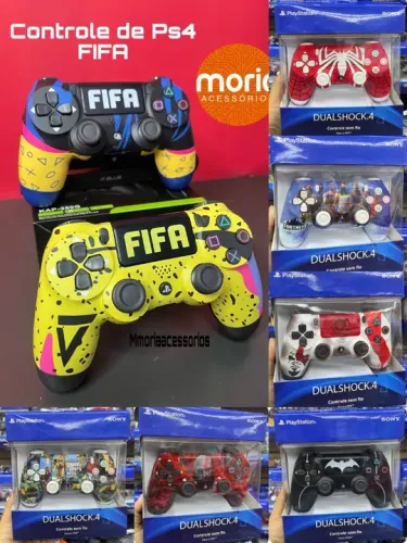 Controle Ps4 Personalizado sem fio joystick Bluetooth
