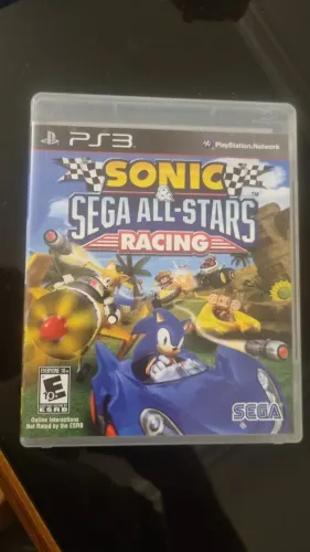 Jogo Sega All Stars Racing PS3 Mídia Física Original Impecável Usado
