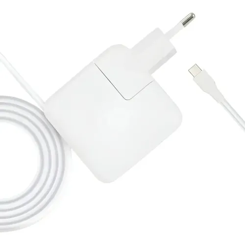 Fonte Carregador Macbook Air Retina M1 2020 Usb-c 30w Branco
