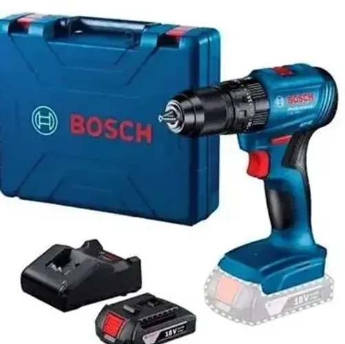 Parafusadeira E Furadeira Impacto Bosch Bateria 18V Gsb185-Li - Bivolt