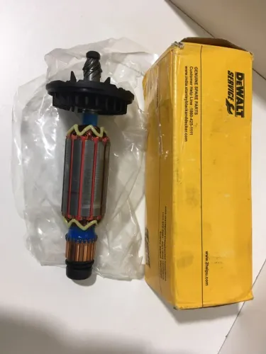 Induzido p/ Esmerilhadeira Dewalt DWE4120 Ideal p/ Motores 2200W c/ Rolamento e Ventilador