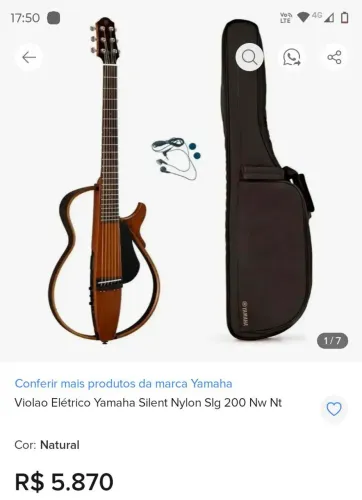VIOLÃO TOOOP Yamaha modelo sgs