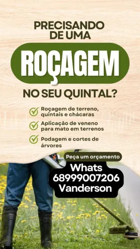 SERVIÇO DE ROÇAGEM
