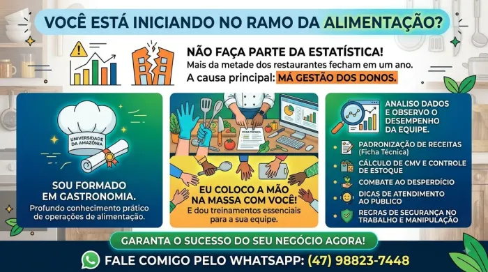 Consultoria de empreendimentos do ramo da alimentação
