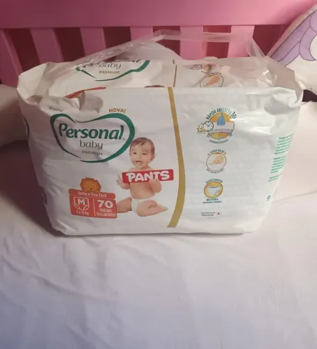 Personal Baby Pants M roupinha com 70 fraldas