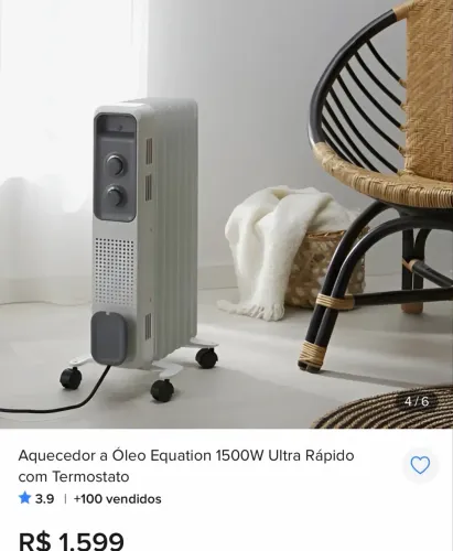 Aquecedor a óleo equalion