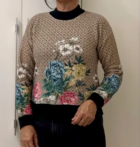 BLUSA DE TRICÔ FEMININA CARMEN STEFFENS