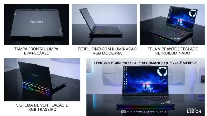 Notebook Lenovo Legion Pro 7i RTX 5080 32GB