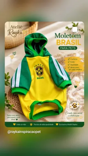 ROUPA PET FABRICAÇÃO PRÓPRIA ( POR ENCOMENDA)