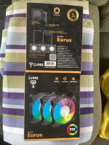 Fans RGB Eurus Clanm (6 unidades)
