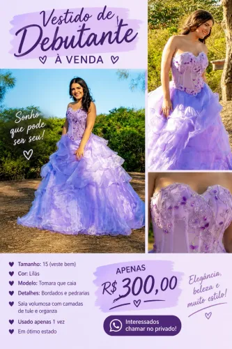 Vestido debutante