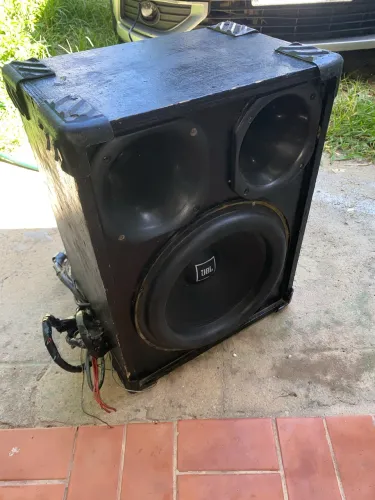 Caixa de som BOB 1 subwoofer 12 bobina dupla 1200w 