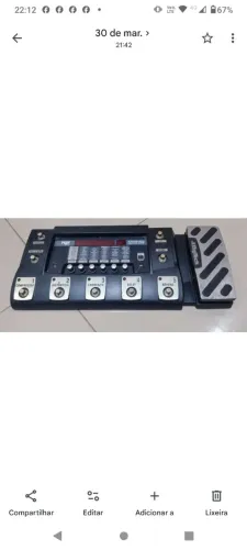 Pedaleira Digitech RP 500 - Preamp TOP
