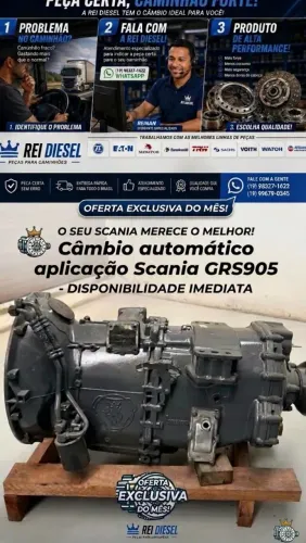 Caixa de câmbio GRS 905 Scania