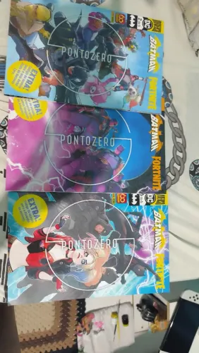 Coleção hq batman fortnite 2, 5 e 6