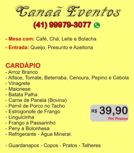 Buffet para Eventos