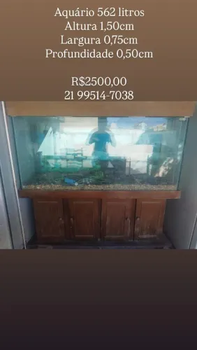 Vendo Aquário 562 litros