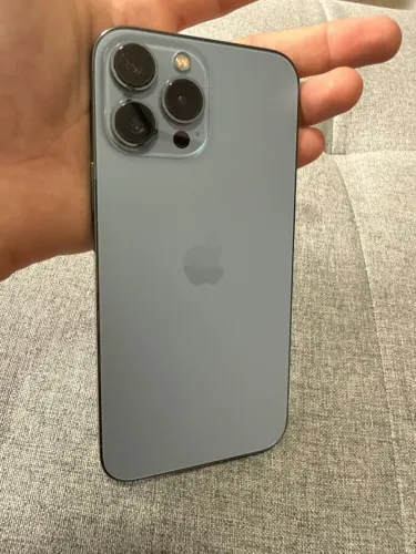iPhone 13 Pro Max 128GB - único dono, bateria 99%, caixa e NF