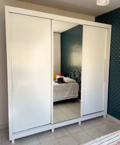 Roupeiro 100% MDF Royale - Branco