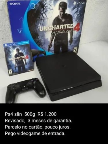 Ps4 slin 500g Aceito troca em games