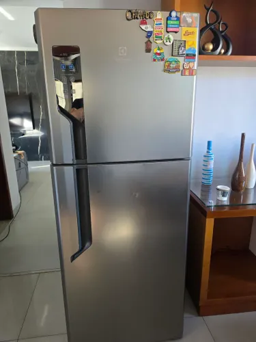 Geladeira Electrolux tf55s inox perfeito estado funcionamento