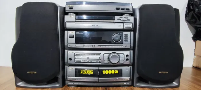 Som receiver 5 em 1 aiwa antigo 