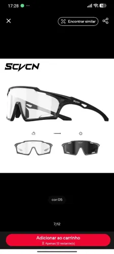 Óculos ciclismo bike skate corrida lentes fotocromática zero