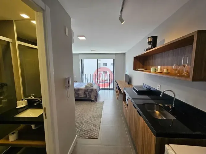 Studio com 1 dormitório para alugar, 24 m² - Auxiliadora - Porto Alegre/RS