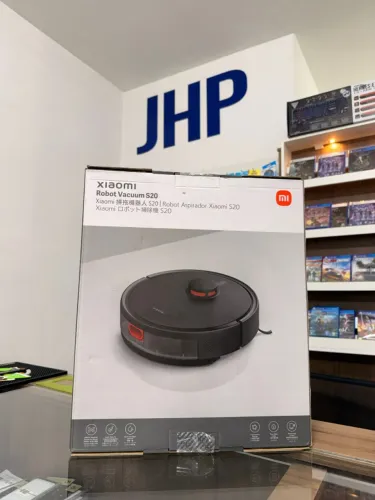 Robo Aspirador Xiaomi Vacuum S20 Preto - Até 12x sem juros, Loja Física
