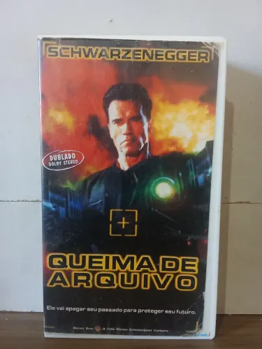 Vhs filme queima de arquivo Schwarzenegger (dublado)