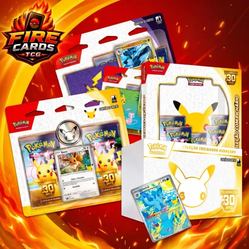 Kit coleção 30 anos - Pokémon