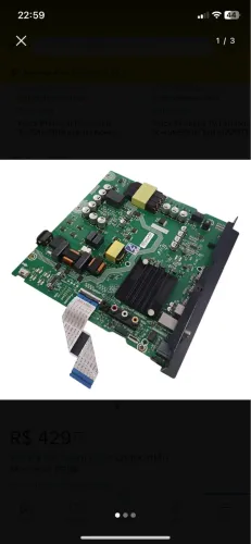 Placa Principal Toshiba / 55c350ls - Rsag7.820.12503/roh (Usado)