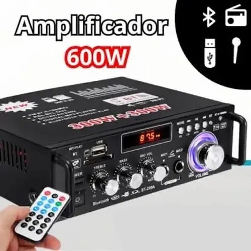 Amplificador Bluetooth 600w