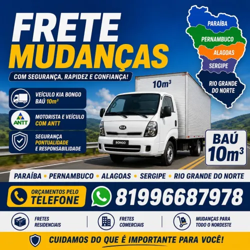 Mudanças e frete