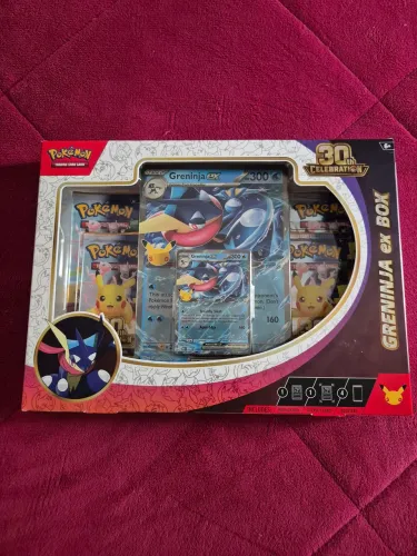 Box Greninja ex Inglês Pokémon 30 anos
