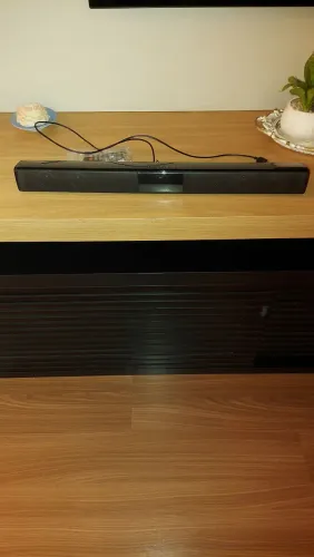 Sound bar com Bluetooth e conector p2 e rca