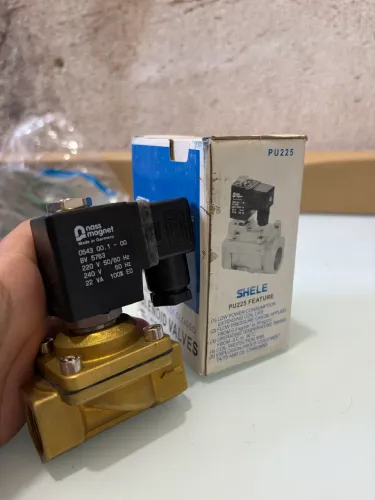 válvula solenoide da série PU225 (2/2 vias, NF, com bobina de 220V/240V)