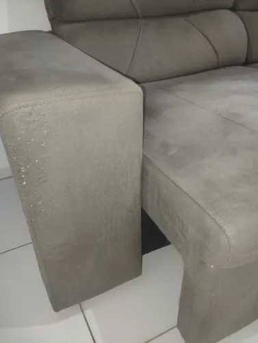 Sofá retrátil e reclinável 3 lugares