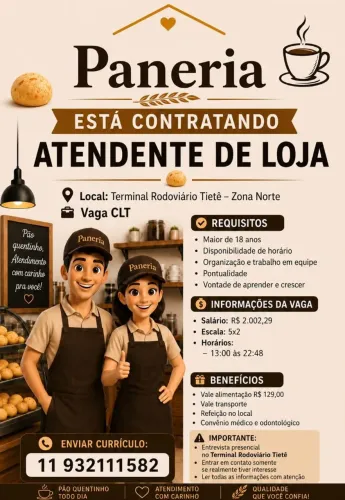 Vagas de emprego