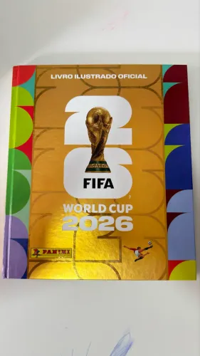 Álbum de figurinha copa 2026 dourado