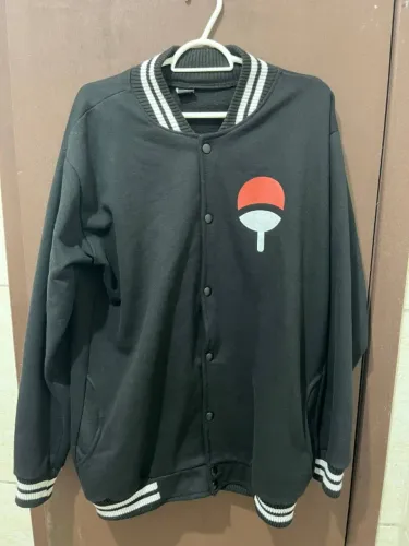 Jaqueta Colegial Com Estampa Uchiha