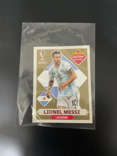 Figurinha messi legend OURO