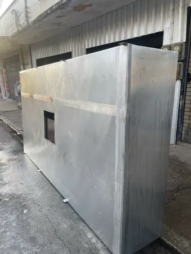 Coifa Industrial em Aço Inox Grande 