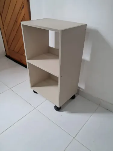 Carrinho auxiliar mdf novo