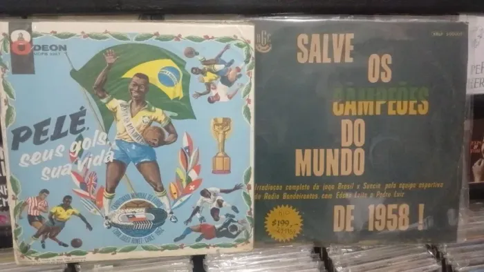 ´LP PELÉ + CAMPEOES DE 58 - 300 FRETE GRATIS