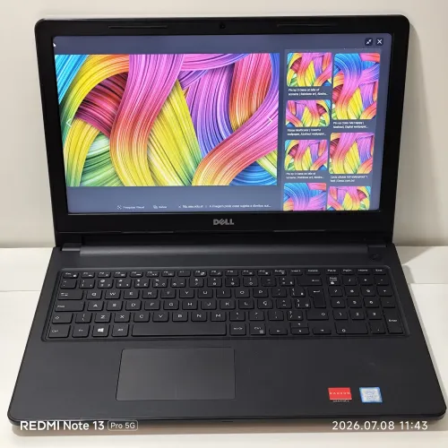 Notebook Dell - Intel Core - i7 de 8a Geração - SSD - Placa de Vídeo Dedicada RADEON"