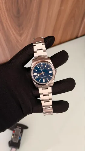Rolex Oyster Perpetual 41mm Med Blue