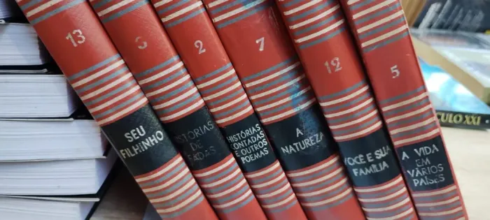 O MUNDO DA CRIANÇA. 130,00 CADA. LIVROS 5, 7, 12, 13