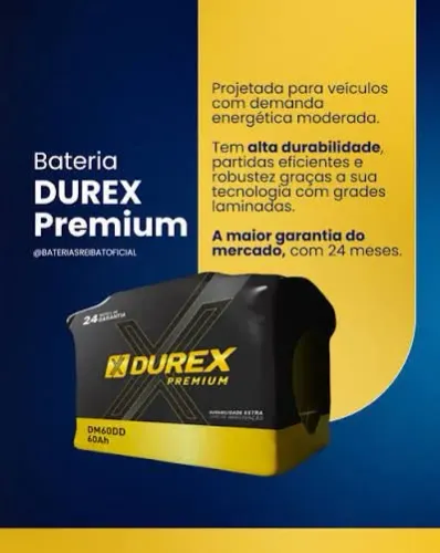 Bateria durex 60 amperes