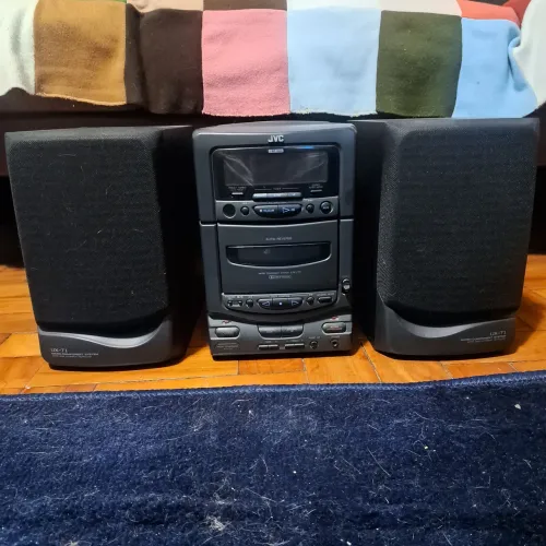 Mini System JVC UX-T1 Som Vintage (1993) - K7, AUX, Rádio FM